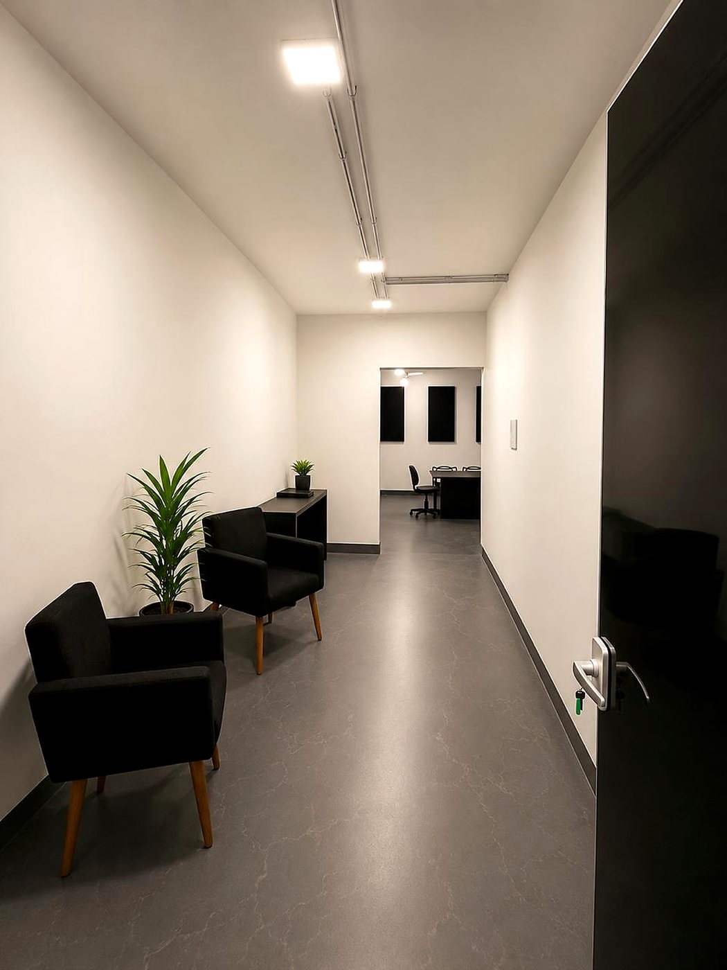 A entrada do coworking do Carneiro Hotel