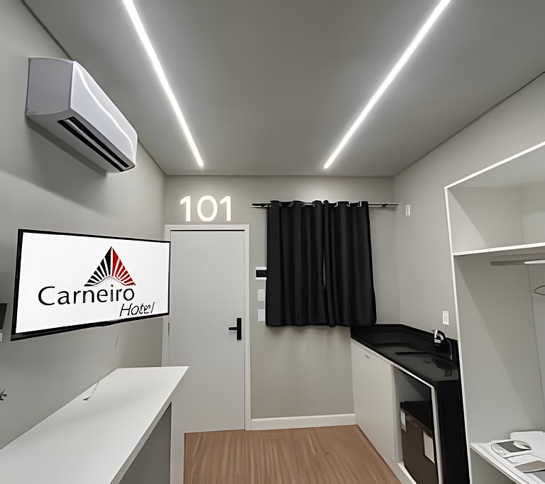 #101 Suíte Platina Conforto Premium com / Ar Cond