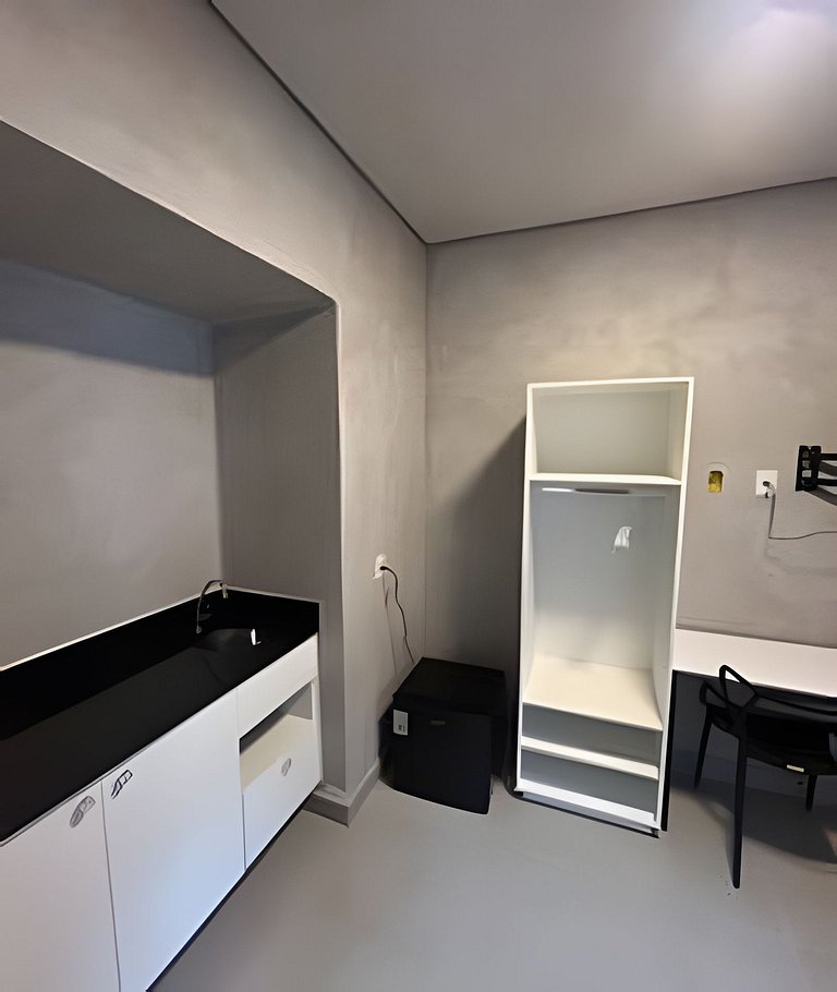 #110 Suíte Aço Escovado Aconchegante e Essencial