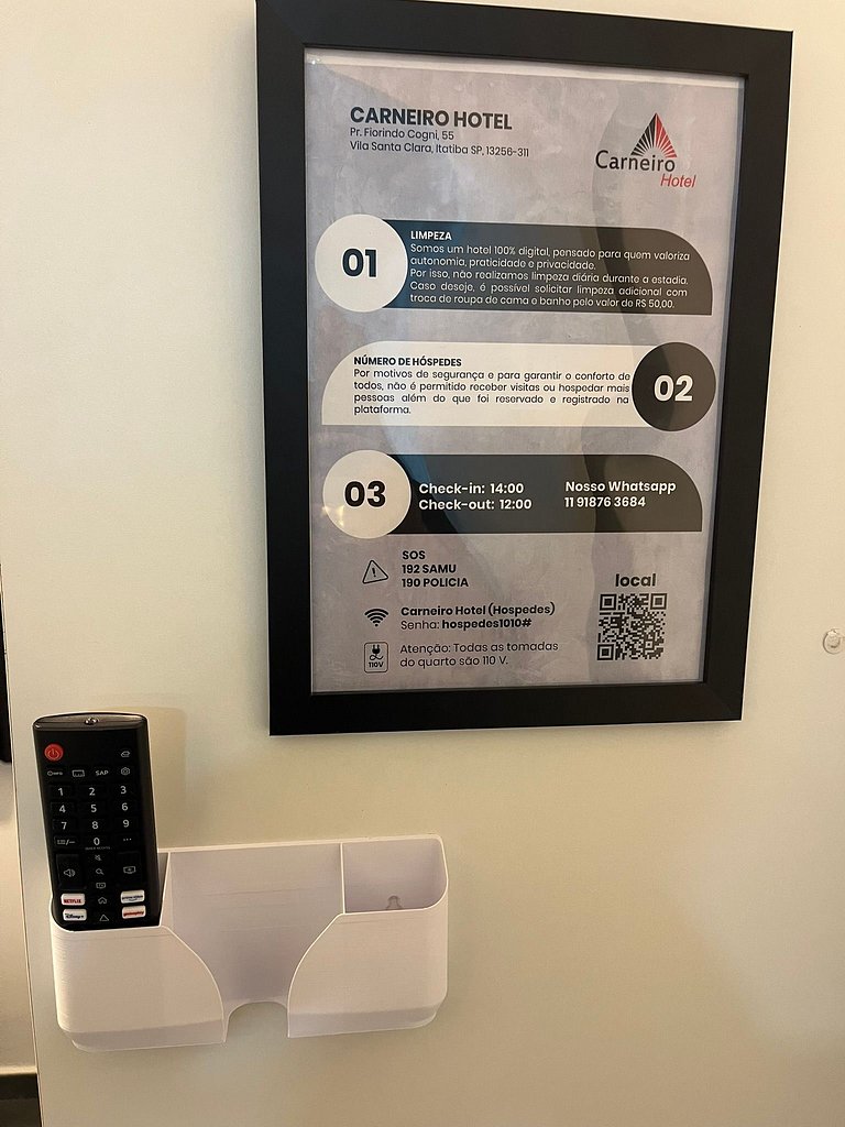 #145 Quarto Individual Confortável e Moderno.