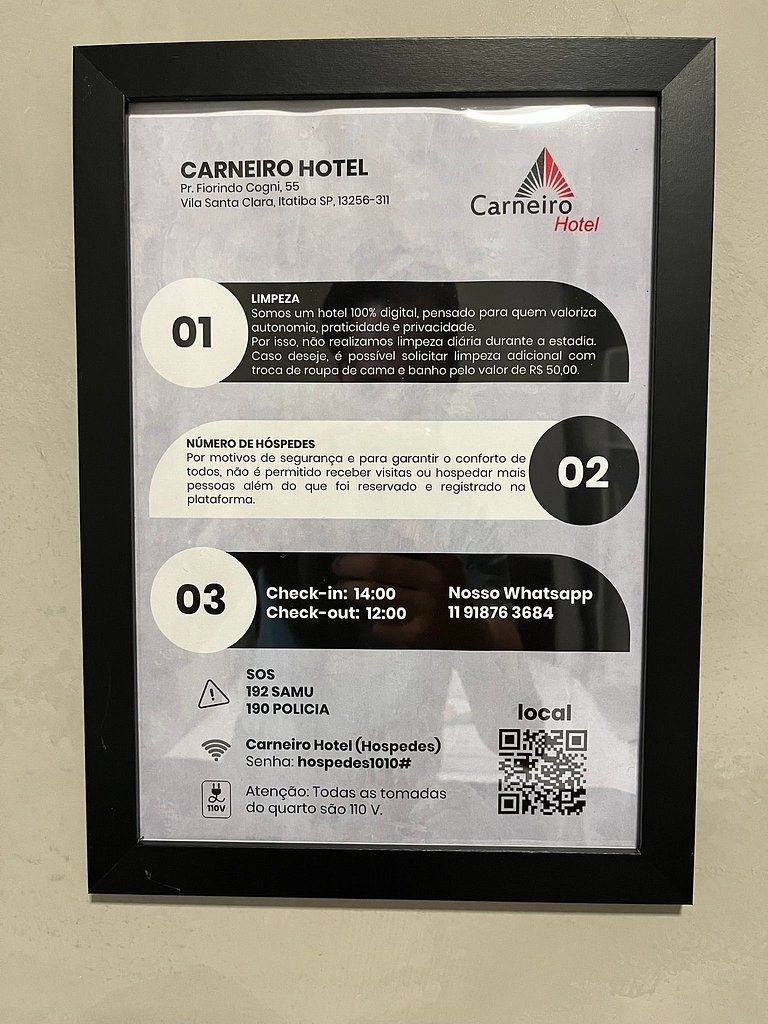 Suíte 116 Carneiro Hotel